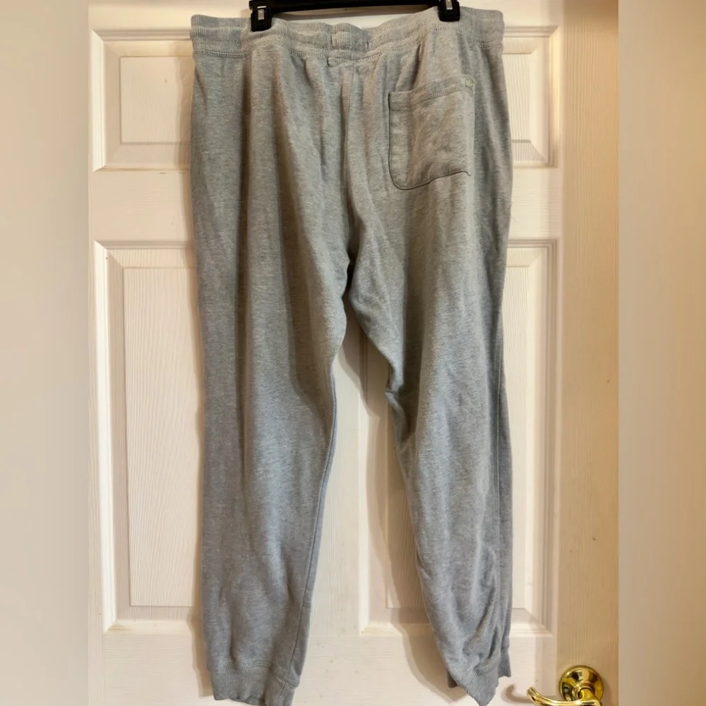 Free Planet Men's Organic Cotton Blend Gray Jogger Pull-On String Pants Size XL - Picture 3 of 4